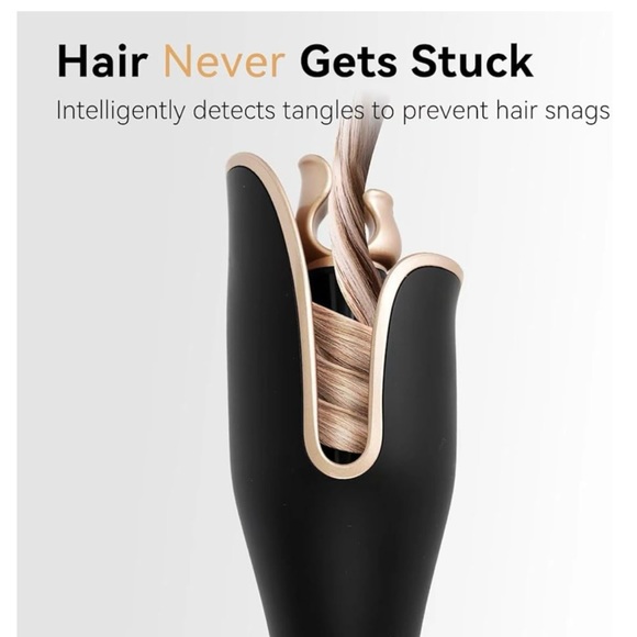 Lescolton Rotating Automatic Hair Curler Large Lasting Curls Ceramic Coating New - Picture 1 of 10